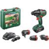 Bosch ADVANCEDIMPACT P4A 18v Cordless Combi Drill and Attachments 1 x 2.5ah Li-ion Battery Charger Case