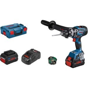 Bosch GSB 18V-150 C BITURBO 18v Cordless High Torque Combi Drill 2 x 8ah Li-ion ProCore Battery Charger Case