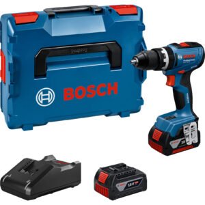 Bosch GSB 18V-65 18v Cordless Brushless Combi Drill 2 x 5ah Li-ion Battery Charger Case
