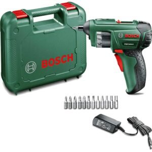 Bosch PSR SELECT 3.6v Cordless Screwdriver Set 1 x 1.5ah Integrated Li-ion Battery Charger Case