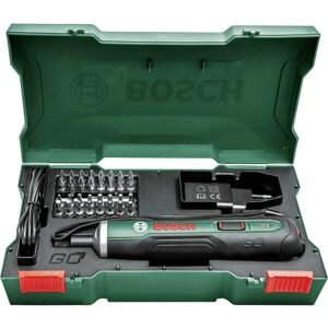 Bosch PUSHDRIVE 3.6v Cordless Screwdriver 1 x 1.5ah Integrated Li-ion Battery Charger Case