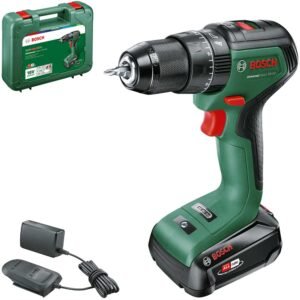 Bosch UNIVERSALIMPACT 18V-60 P4A 18v Cordless Brushless Combi Drill 1 x 2ah Li-ion Battery Charger Case