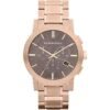 Burberry BU9353 Taupe Chronograph Dial Rose Gold Plated Steel Men's Watch