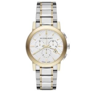 Burberry BU9751 The City Two-Tone Chronograph Unisex Watch