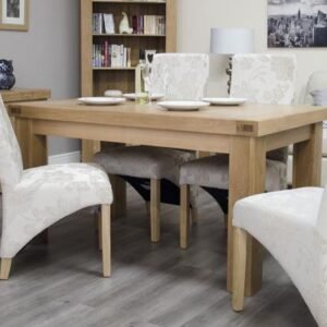 Chunky Oak Dining Table - 6 Seater