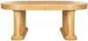 Clemence Richard Sorento Oak Oval Extending Dining Table - 8 Seater