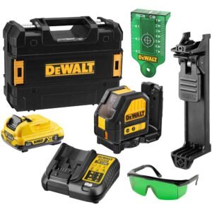 DeWalt DCE088D1G 12v Cordless Self Levelling GREEN Beam Laser Level 1 x 2ah Li-ion Battery Charger Case