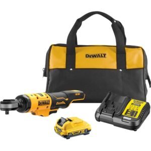 DeWalt DCF503 12v XR Cordless 3/8" Drive Open Head Ratchet Wrench 1 x 2ah Li-ion Battery Charger Bag