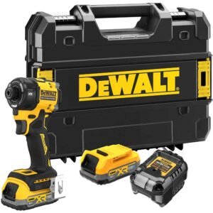 DeWalt DCF870 18v XR Cordless Brushless Hydraulic Impact Driver 2 x 1.7ah Li-ion Powerstack Battery Charger Case