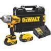 DeWalt DCF900 18v XR Cordless 1/2" High Torque Impact Wrench 2 x 5ah Li-ion Battery Charger Case