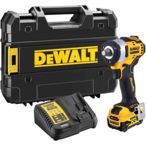 DeWalt DCF901 12v XR Cordless Brushless Compact 1/2" Drive Impact Wrench 1 x 5ah Li-ion Battery Charger Case