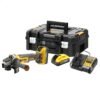 DeWalt DCG409 18v XR Cordless High Power Angle Grinder 125mm 2 x 5ah Li-ion Powerstack Battery Charger Case