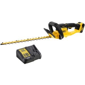 DeWalt DCMHT563 18v XR Cordless Hedge Trimmer 550mm 1 x 5ah Li-ion Battery Charger