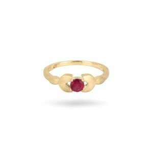 Demeter's Grace Pink Topaz Floral Ring