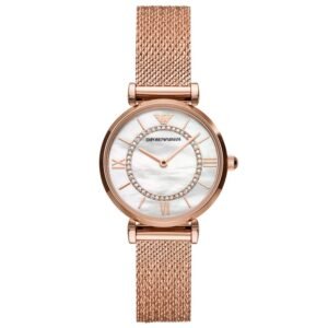 Emporio Armani AR11320 Rose Gold Gianni T-Bar Ladies Watch
