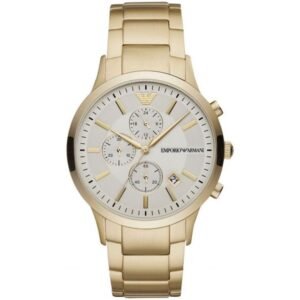 Emporio Armani AR11332 Chronograph Men's Watch Renato Gold