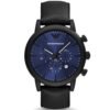 Emporio Armani AR11351 Chronograph Black Leather Men's Watch