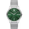 Emporio Armani AR11578 Minimalist Green Dial Men's Watch