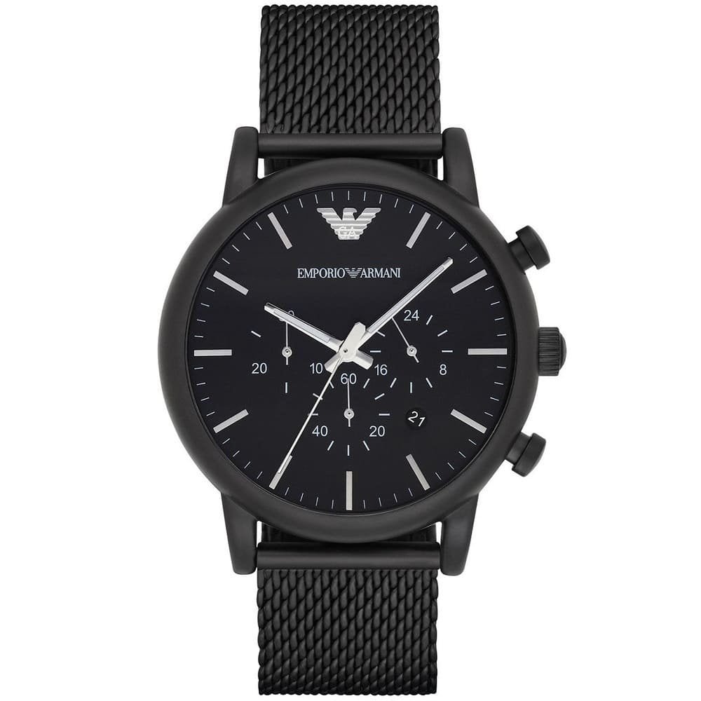 Emporio Armani AR1968 Black Dial Chronograph Men's Watch
