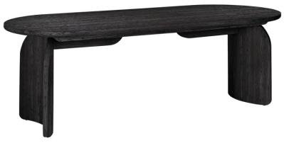 Fairmont Black Oak 12 Seater Oval Dining Table