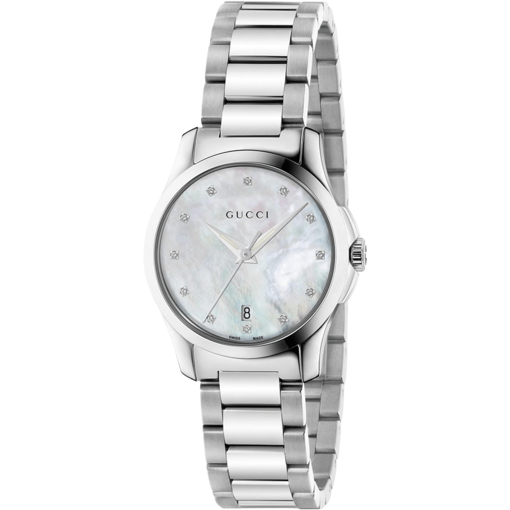 Gucci G-Timeless Mother of Pearl Ladies Watch