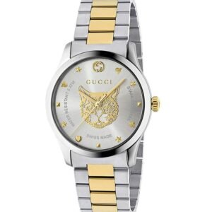 Gucci YA1264074 G-Timeless Two-Tone Unisex Watch