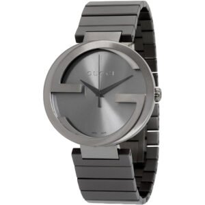 Gucci YA133210 Interlocking Grey Dial Men's Watch