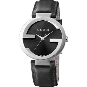 Gucci YA133501 Interlocking Black Dial Ladies Watch