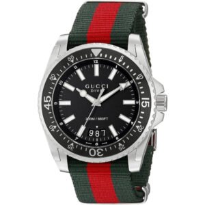 Gucci YA136206 Black Dial Dive Men's Watch