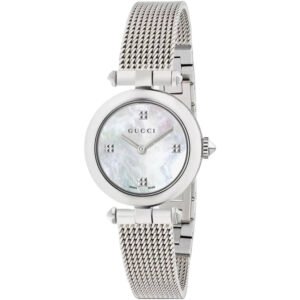 Gucci YA141504 Diamantissima Mother Of Pearl Ladies Watch