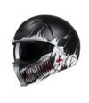 Hjc I20 Scraw Open Face Motorcycle Helmet Black