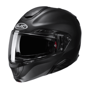 Hjc Rpha 91 Plain Motorcycle Helmet - Matt Black - Flip Up