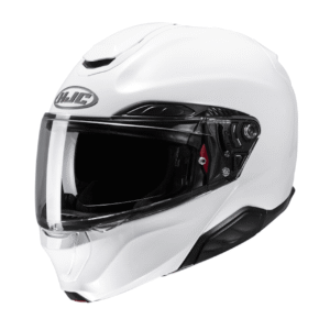Hjc Rpha 91 Plain Motorcycle Helmet - White - Flip Up