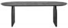 Hudson Black Mango Wood 8 Seater Oval Dining Table - 200cm