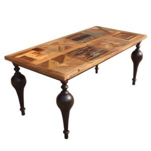 Juan Henry Mango Wood 6 Seater Dining Table - 180cm