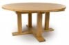Madrid Oak 6-8 Seater Round Extending Dining Table - 160cm-210cm