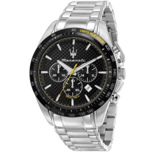 Maserati R8873612042 Traguardo Chronograph Black Dial Men's Watch