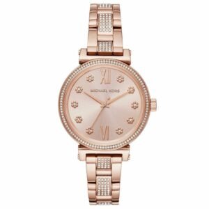 Michael Kors MK3882 Sofie Crystal Rose Dial Ladies Watch