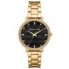 Michael Kors MK4593 Pyper Black MK Patterned Ladies Watch