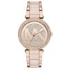 Michael Kors MK6176 Parker Crystal Pave Logo Dial Ladies 39mm Watch