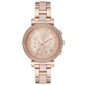Michael Kors MK6560‎ Sofie Chronograph Rose Dial Ladies Watch