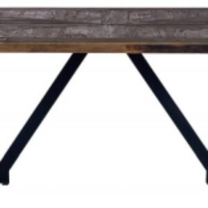 Midas Elm Wood Industrial 8 Seater Dining Table