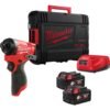 Milwaukee M12 FID2 Fuel 12v Cordless Brushless Impact Driver 2 x 6ah Li-ion Battery Charger Case