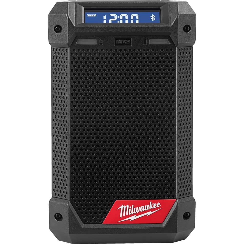Milwaukee M12 RCDAB+ 12v Job Site Radio and Battery Charger No Batteries No Battery Charger No Case