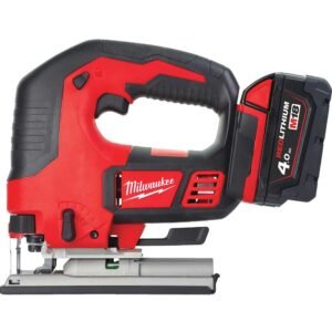Milwaukee M18 BJS 18v Cordless Top Handle Jigsaw 2 x 4ah Li-ion Battery Charger Case