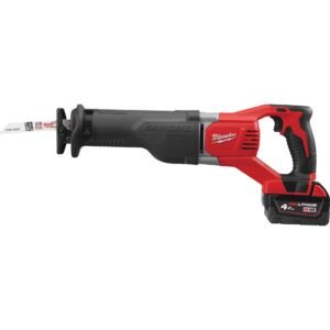 Milwaukee M18 BSX 18v Cordless Sawzall Reciprocating Saw 2 x 4ah Li-ion Battery Charger Case