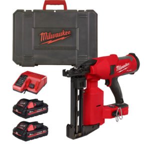 Milwaukee M18 FFUS Fuel 18v Cordless Brushless Fencing Utility Stapler 2 x 3ah Li-ion Battery Charger Case