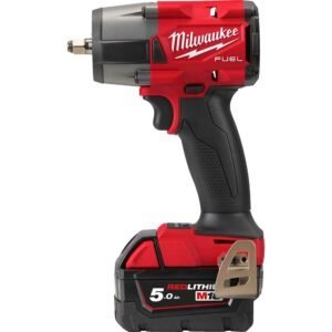 Milwaukee M18 FMTIW2F38 Fuel 18v Cordless Brushless 3/8" Drive Impact Wrench 2 x 5ah Li-ion Battery Charger Case