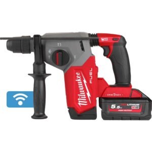 Milwaukee M18 ONEFHX Fuel 18v Cordless Brushless SDS Plus Drill 2 x 5.5ah Li-ion Battery Charger Case
