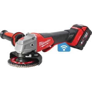 Milwaukee M18 ONEFSAG115XPDB Fuel 18v Cordless Brushless Angle Grinder 115mm 2 x 5.5ah Li-ion Battery Charger Case